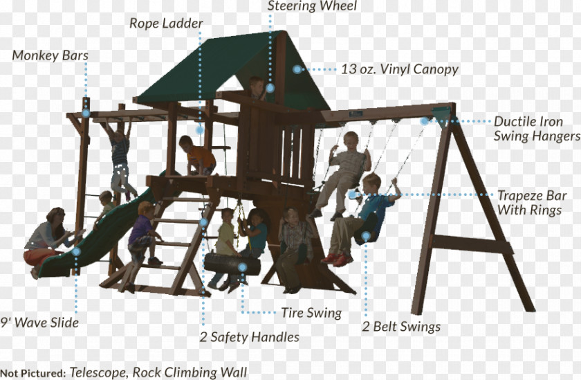 Playground Outdoor Playset Swing Jungle Gym PNG