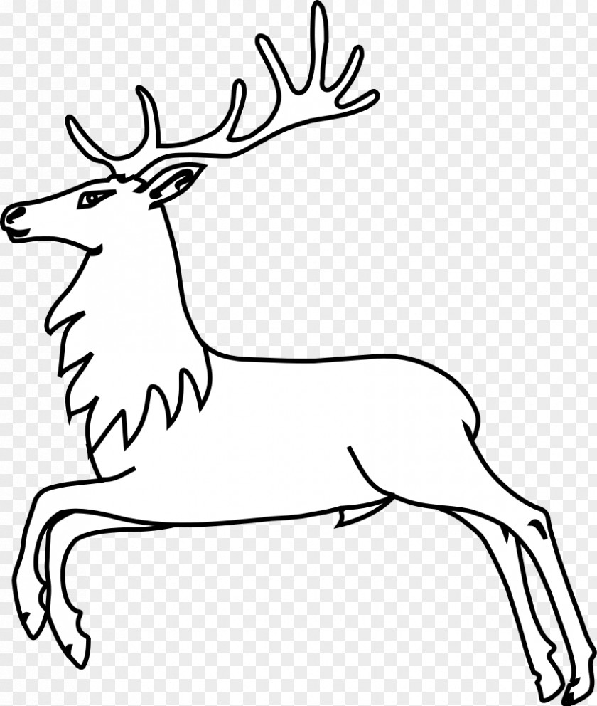 Deer Heraldry Figura Clip Art PNG