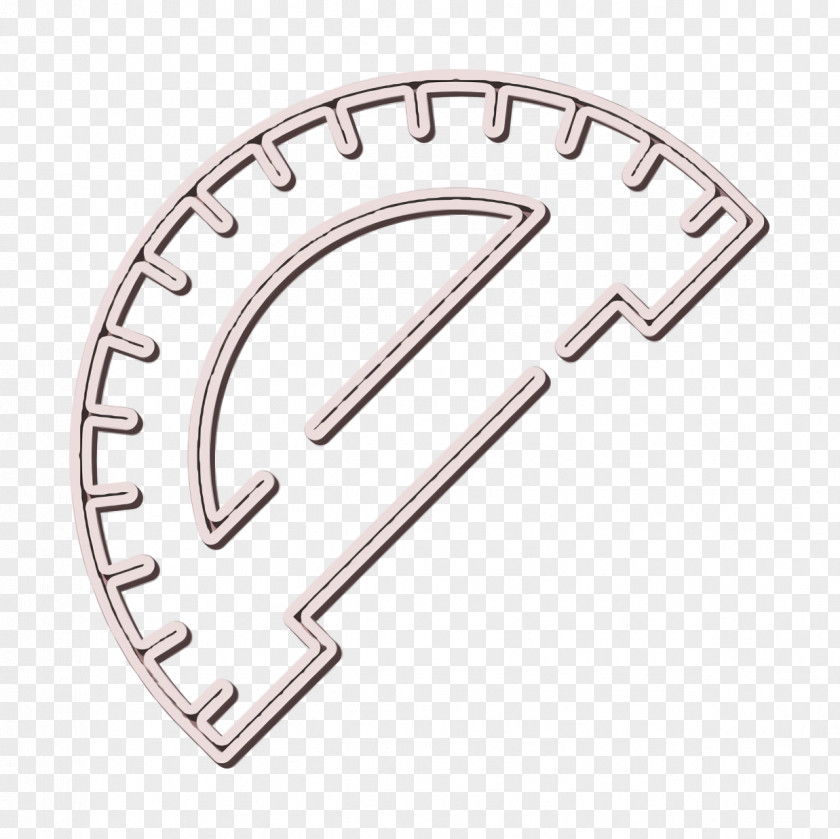 High School Set Icon Rule Protractor PNG