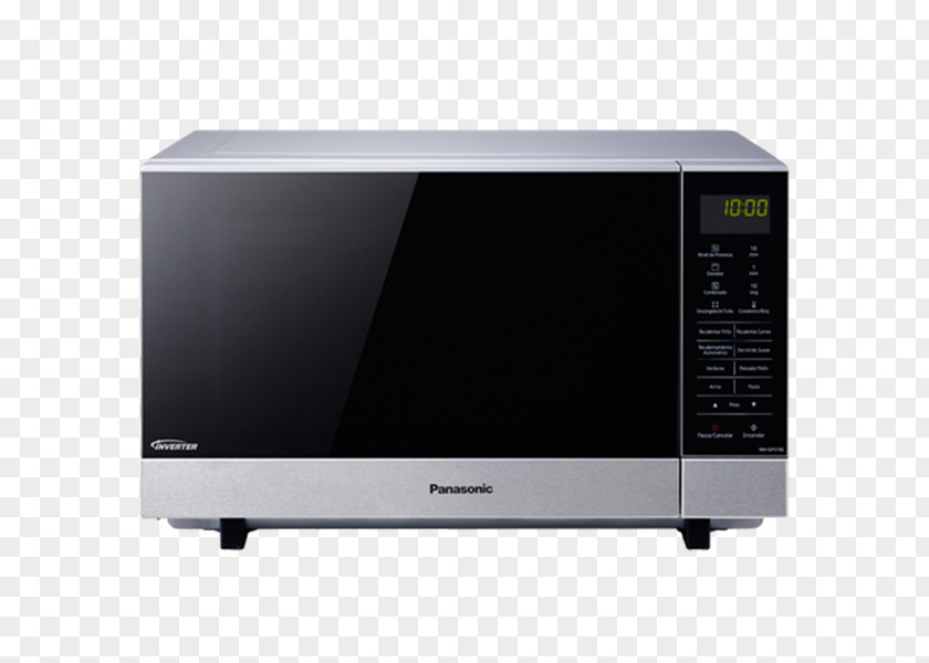 Micro Ondas Microwave Ovens Panasonic NN-SF464MBPQ Convection NN-SD27HSBPQ PNG