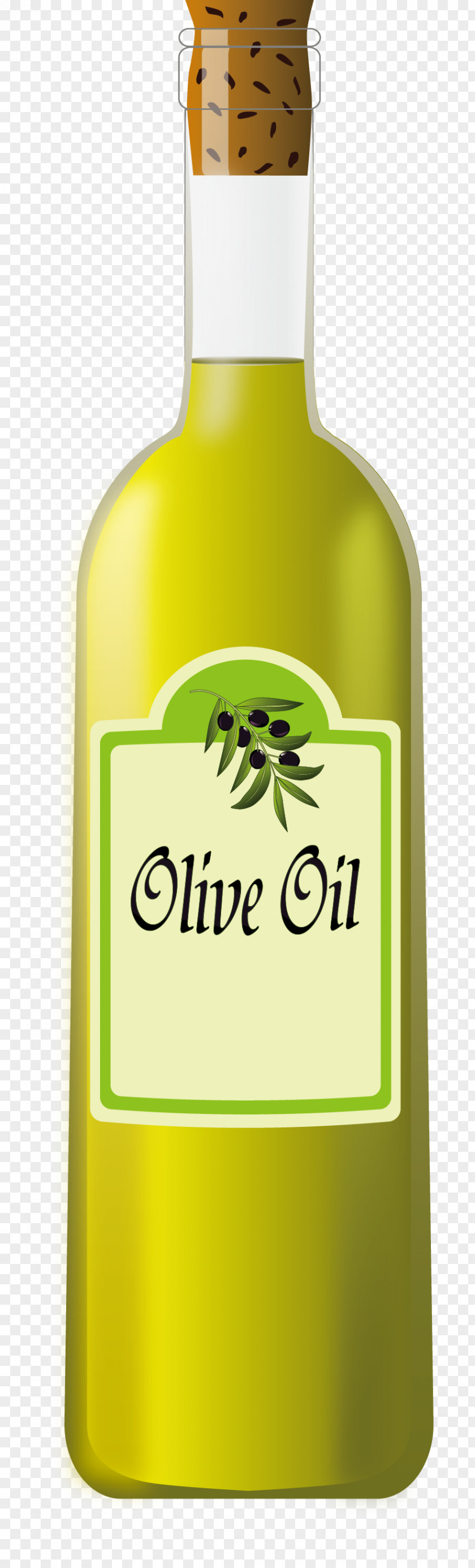 Vector Olive Oil Leftovers Bottle PNG