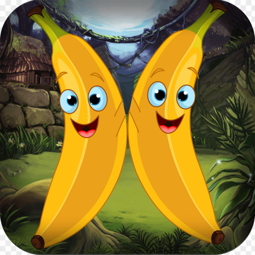 Banana Cartoon Fruit Screenshot PNG