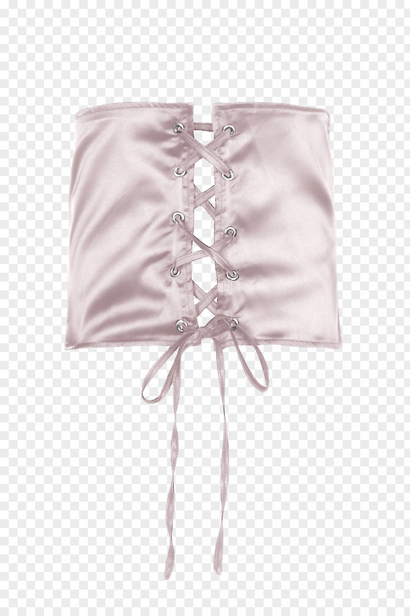 Belt Corset Fashion Satin Dress PNG