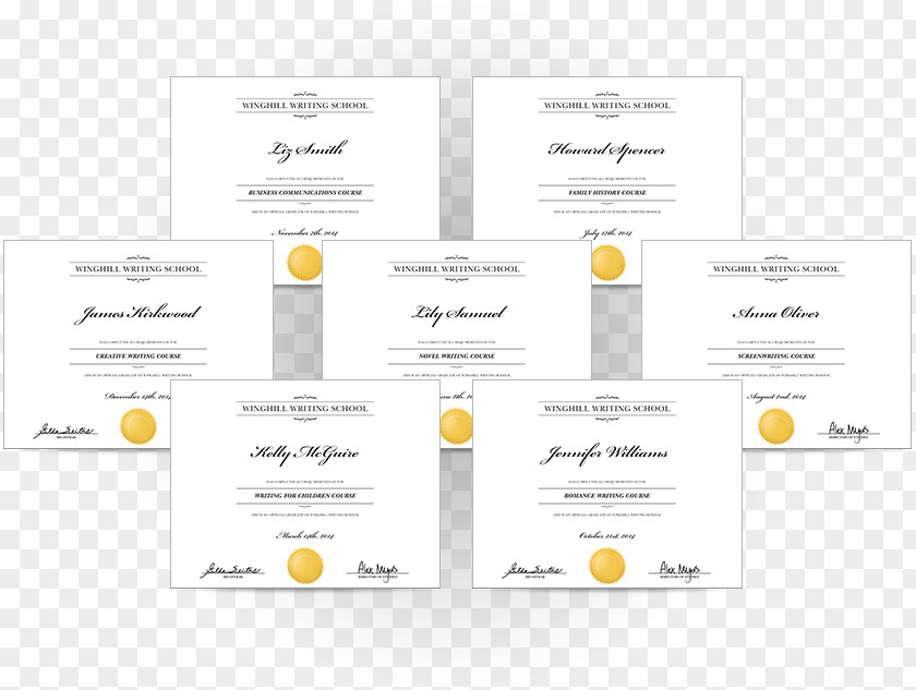 Graduate Certificate Brand Font PNG