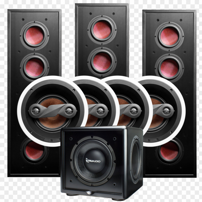 Home Theatre Sound Setup Subwoofer Loudspeaker Stereophonic Theater Systems PNG