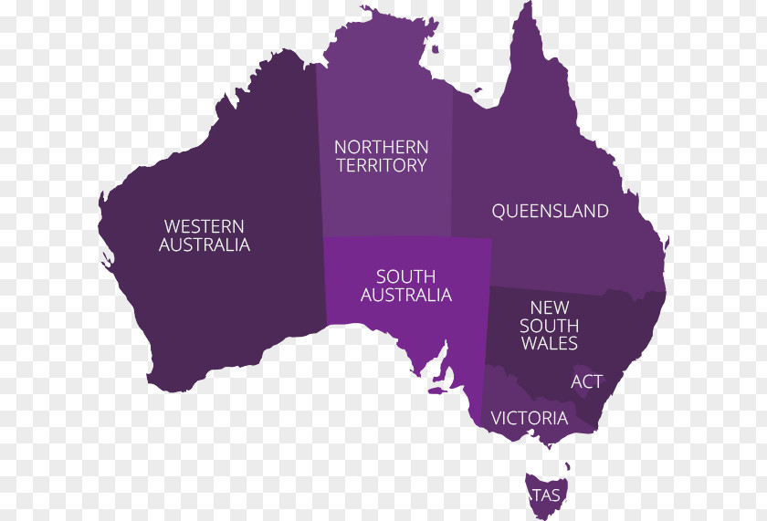 Map Australia Atlas / Blank Vector PNG