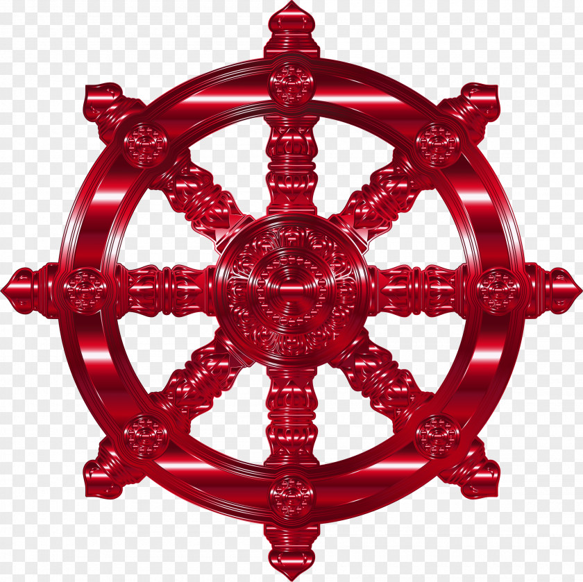 Wheel Dharmachakra Buddhist Symbolism Buddhism PNG