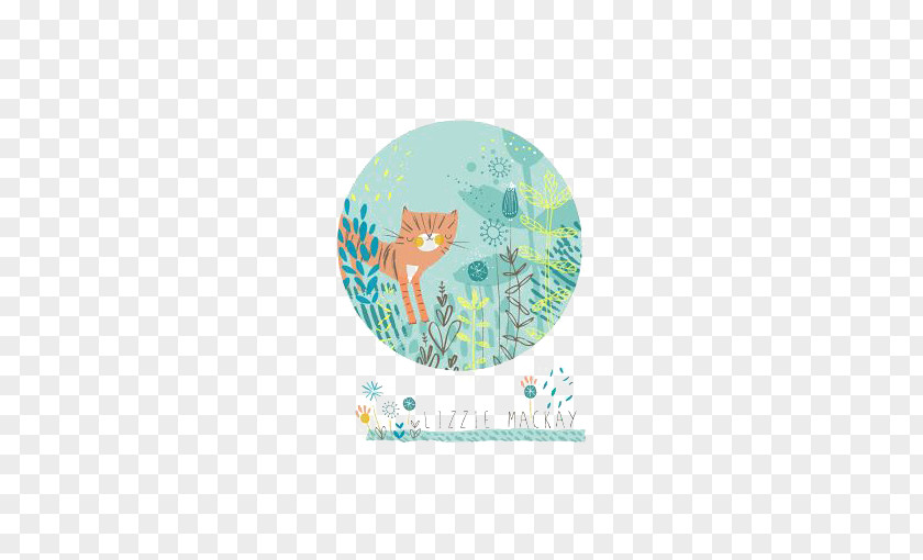 Cartoon Kitten Cat Illustration PNG