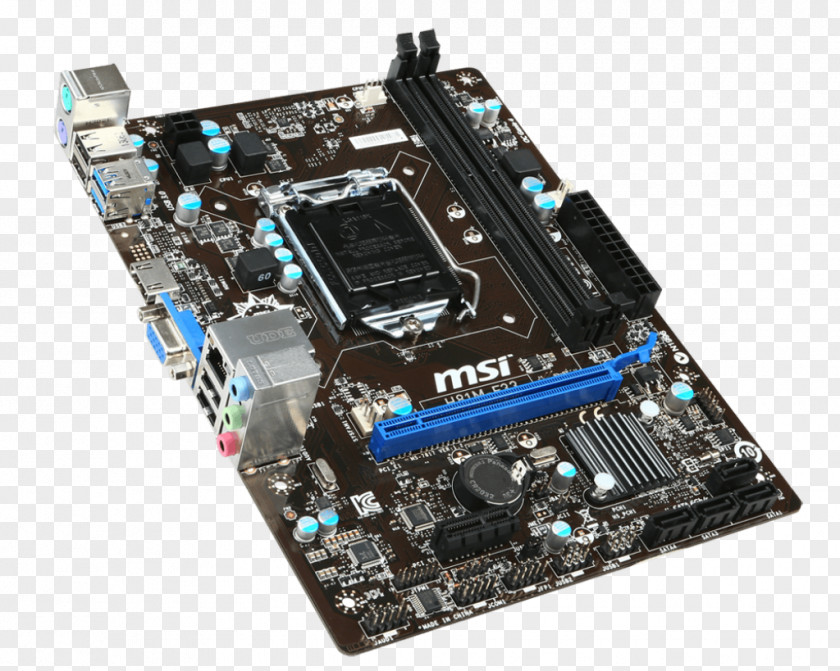 Computer LGA 1150 MicroATX Motherboard Micro-Star International PNG