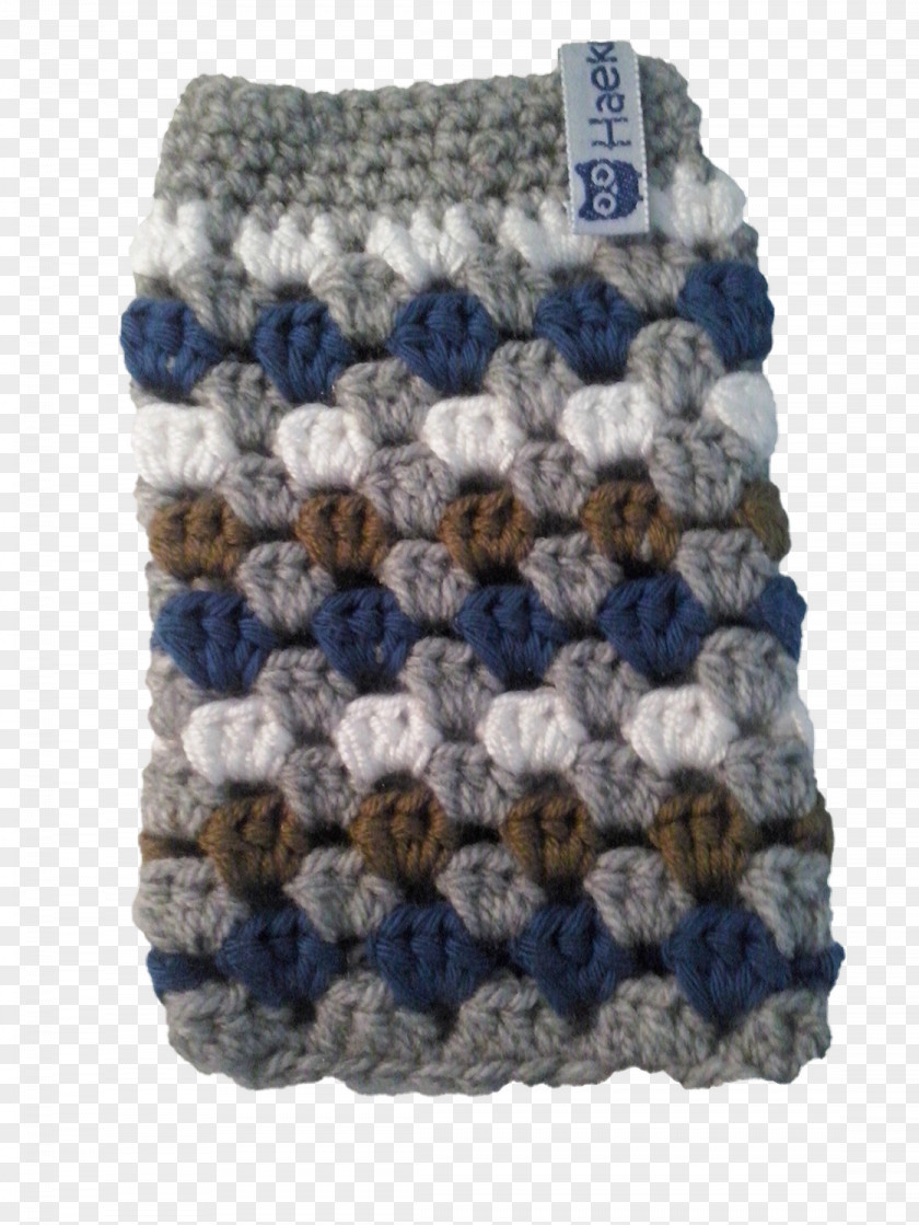 Granny Square Crochet Button Wool Pattern PNG