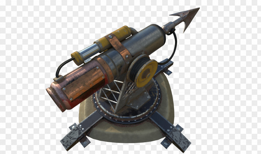 Harpoon Cannon Crossout Weapon PNG