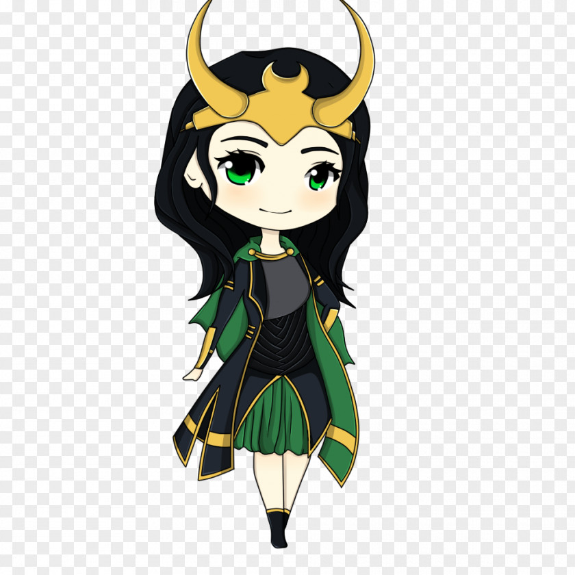 Loki Fan Art Woman Character PNG