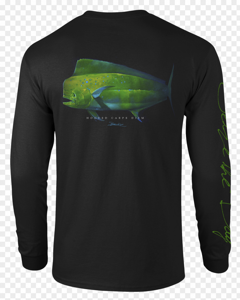 Mahi-mahi Long-sleeved T-shirt Collar PNG