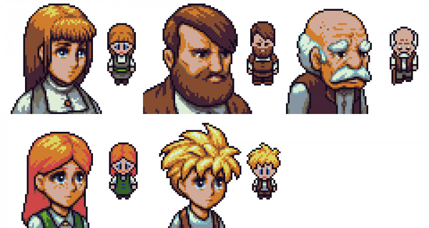 Pixel Art Role-playing Game Non-player Character Fable PNG
