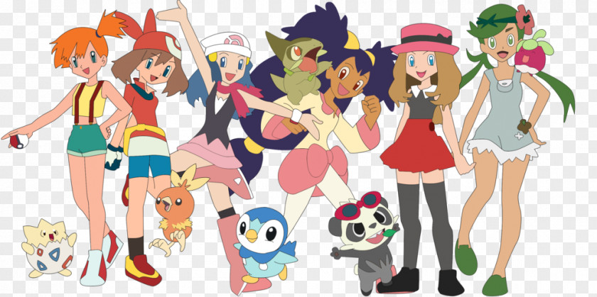Pokemon Ash Ketchum Misty Clemont Pokémon Fan Art PNG