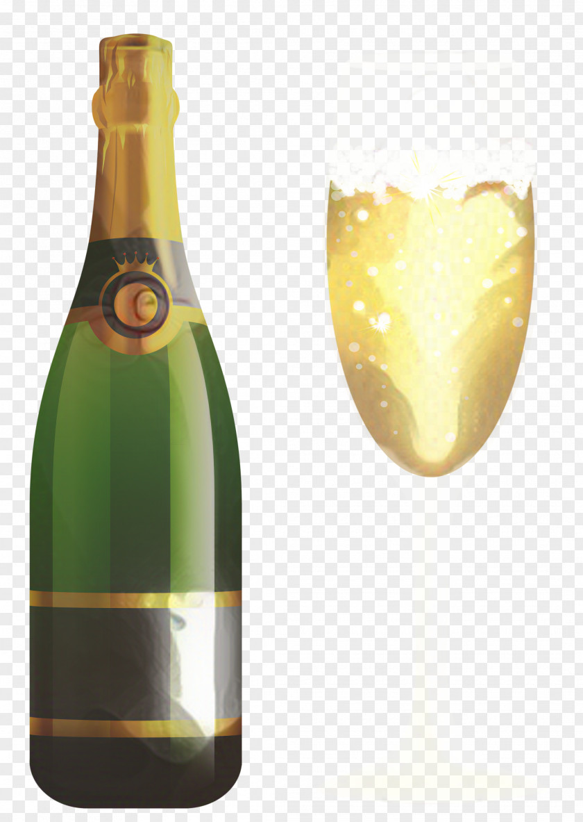 Prosecco Dessert Wine Champagne Bottle PNG
