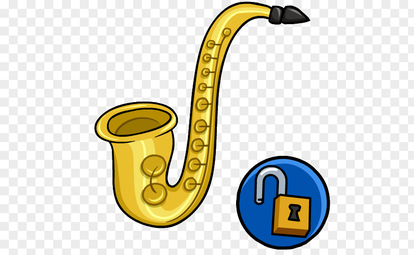 Saxophone Club Penguin Tenor Alto Musical Instruments PNG