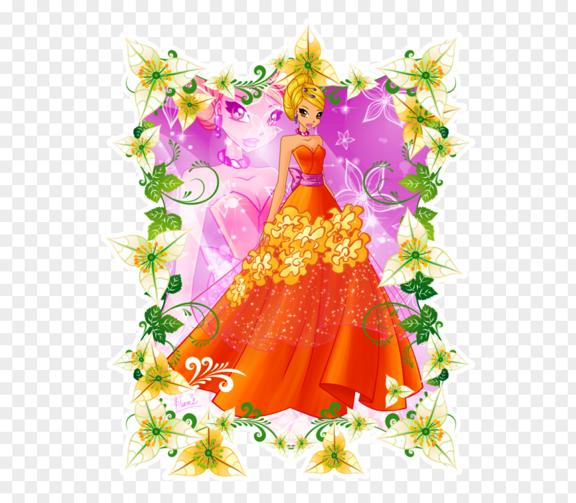 Season 6Flowers Bucket Stella Bloom Flora Tecna Winx Club PNG