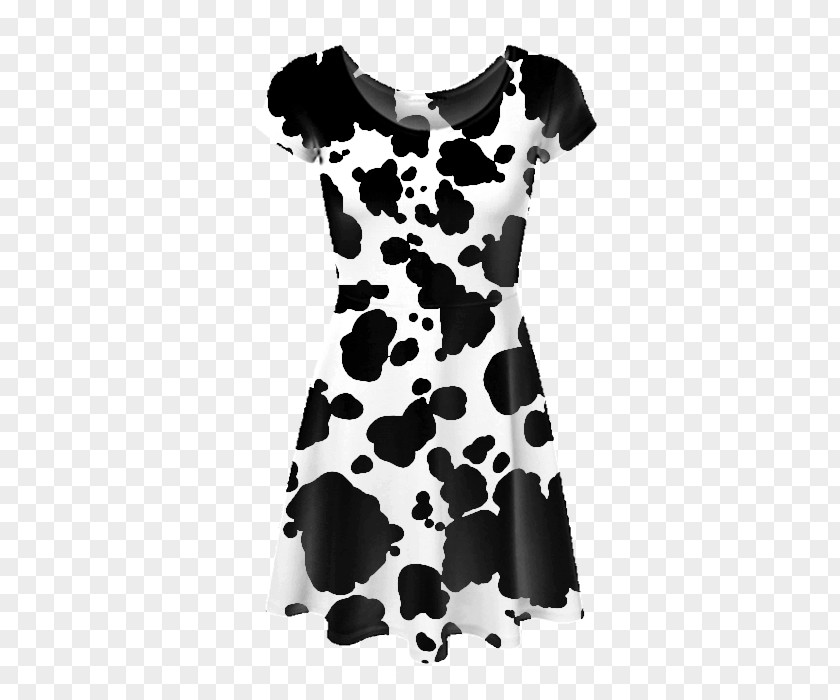 Dress Cocktail Polka Dot Cattle Sleeve PNG