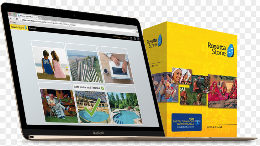 Rosetta Stone Foreign Language Learning Computer Software PNG