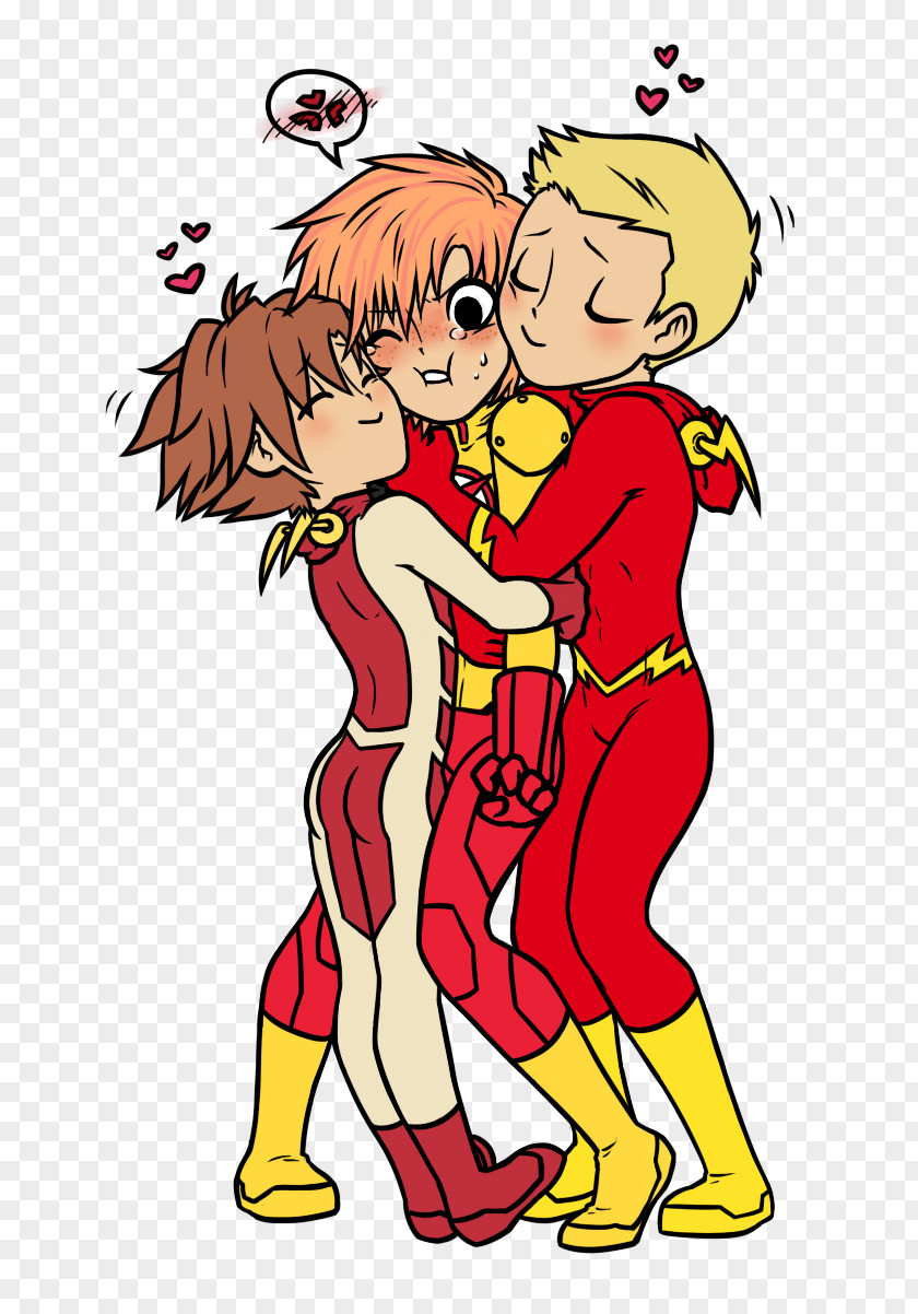 Batman Wally West Dick Grayson Flash Young Justice PNG