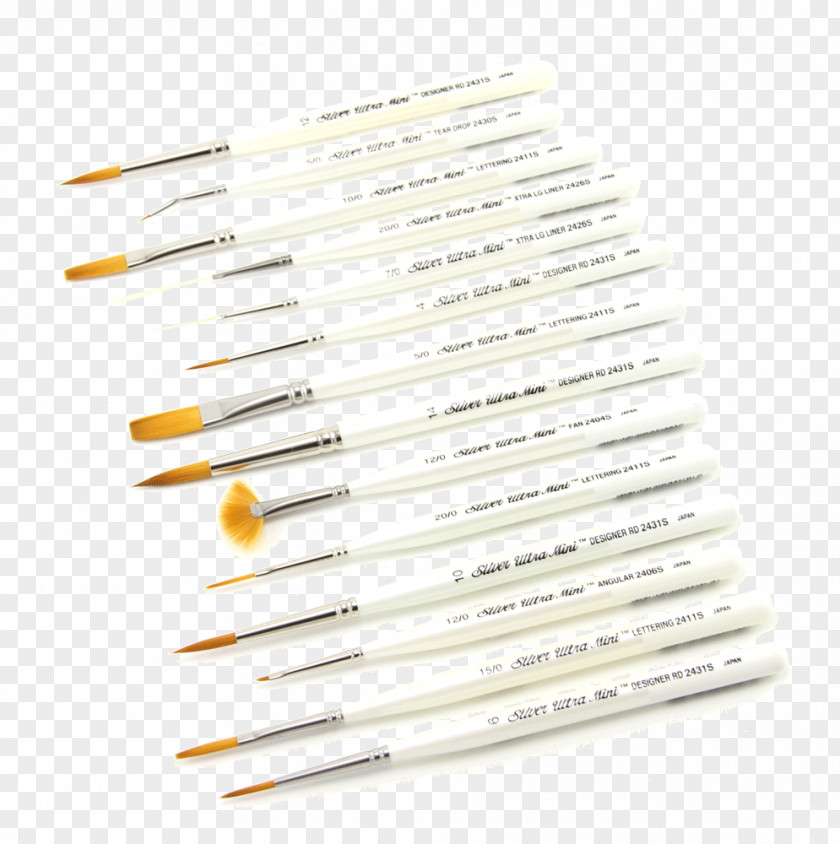 Brushes Trident Decorations Paintbrush Watercolor Painting Taklon PNG
