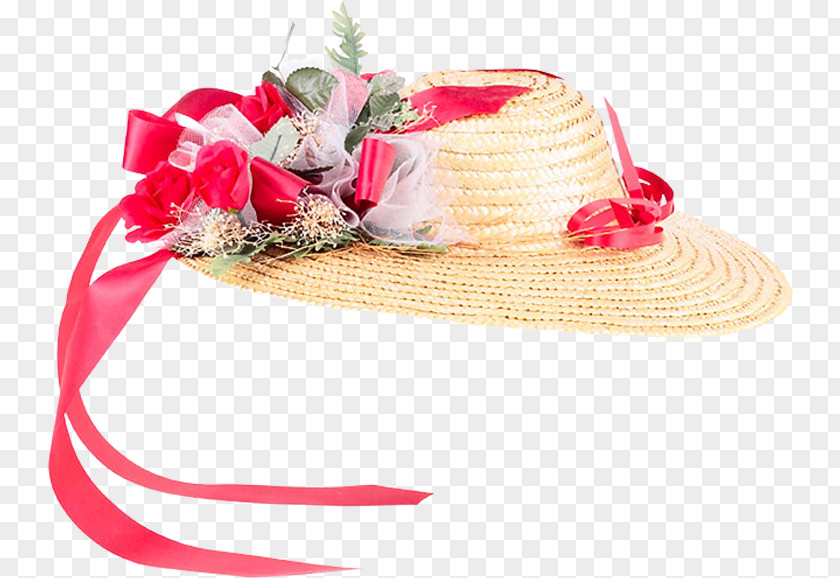 Hat Straw Headgear Sun Trilby PNG