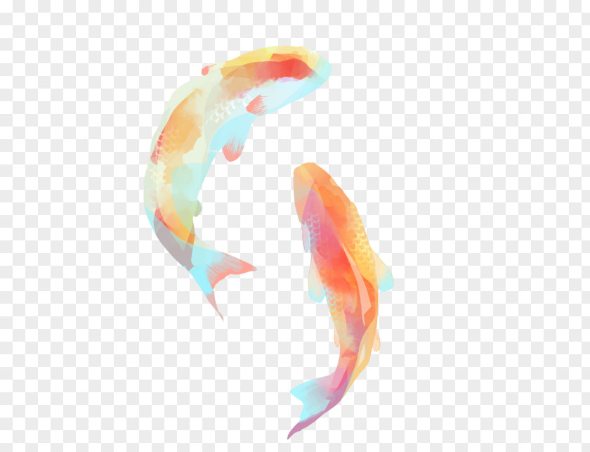 Drawing Pisces Pattern Koi Watercolor Painting Fish Clip Art PNG