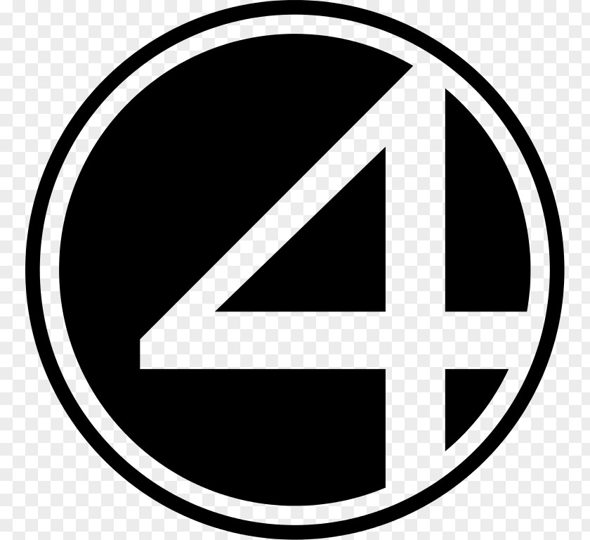 Fantastic Four Mister Logo Comics Decal PNG