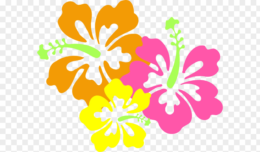 Hawaiian Luau Clipart Shoeblackplant Hibiscus Flower Clip Art PNG