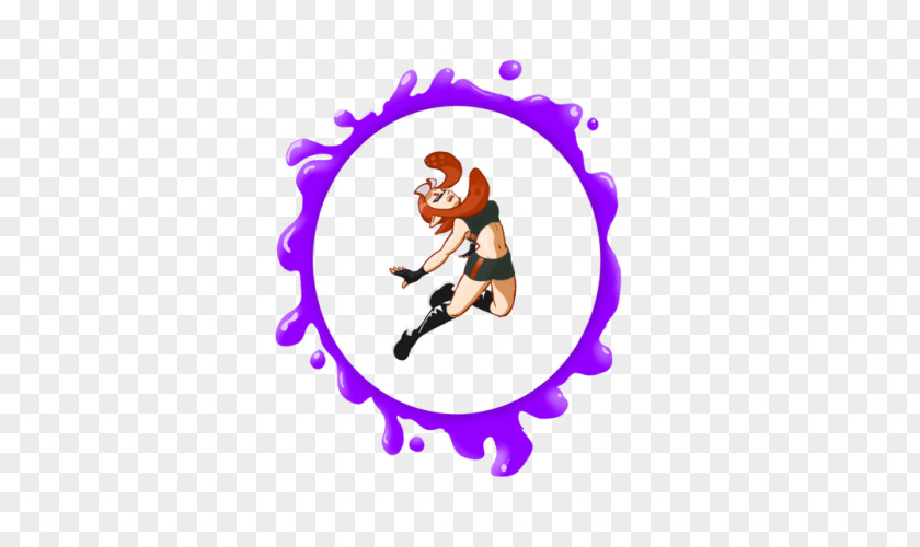 Purple Splat Logo Legendary Creature Clip Art PNG