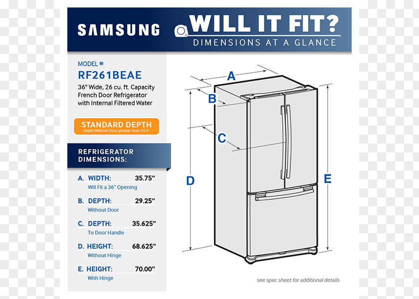 Refrigerator Samsung RF18HFENB Door Frigidaire Gallery FGHB2866P PNG