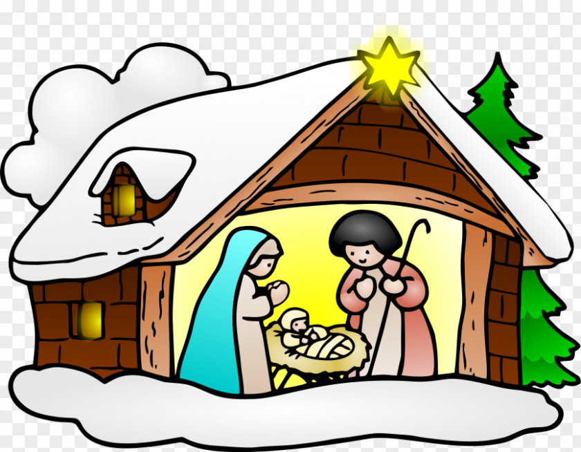 Crib Christianity Christmas Nativity Scene Clip Art PNG