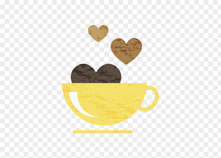 Golden Coffee Cup Download PNG