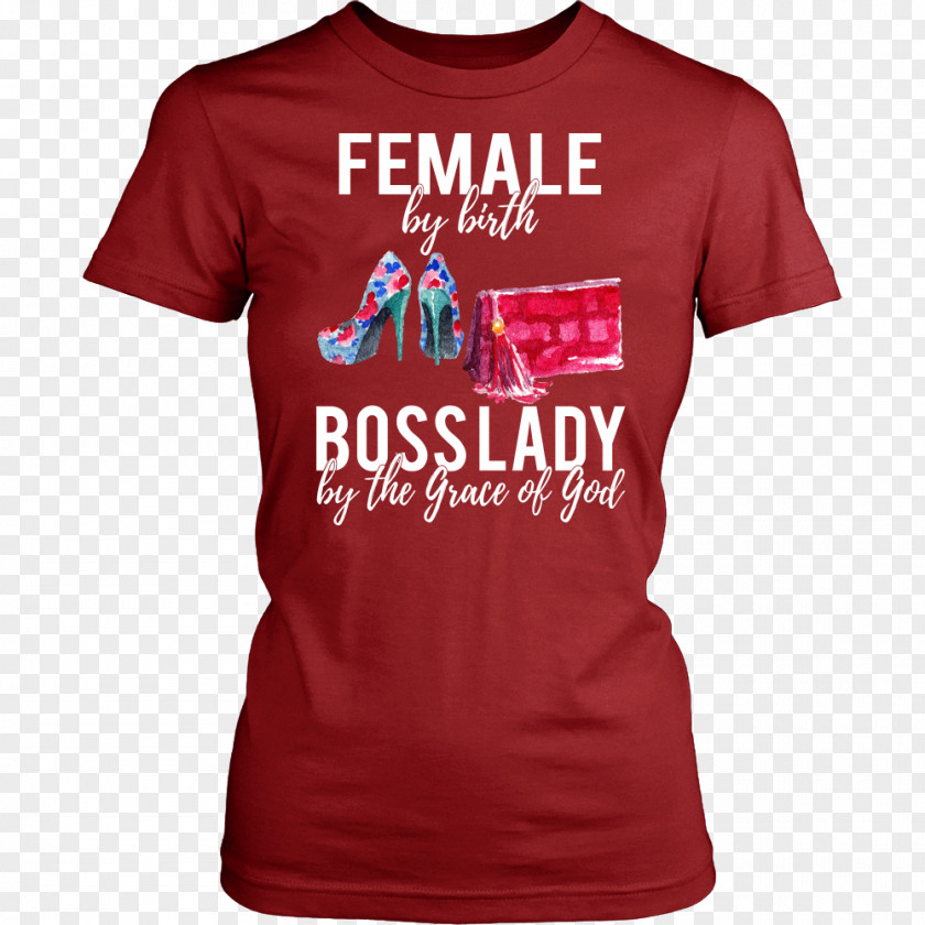 Lady Boss T-shirt Hoodie Sleeve Clothing PNG