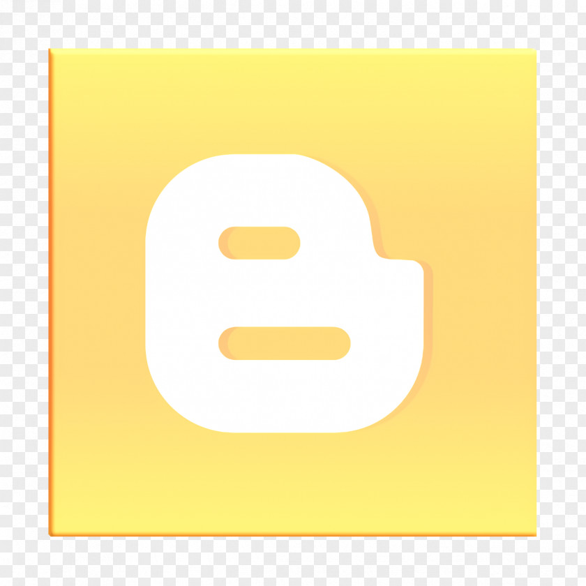 Logo Yellow Blog Icon Blogger PNG