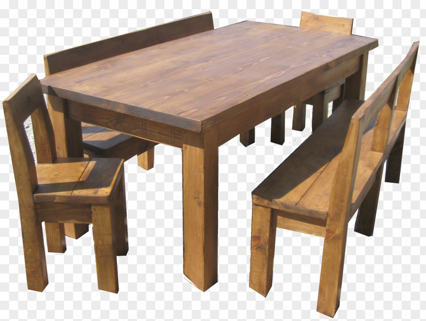 Table Chair Furniture Bench Wood PNG