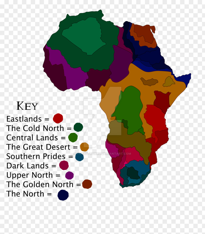 Africa Image Map PNG