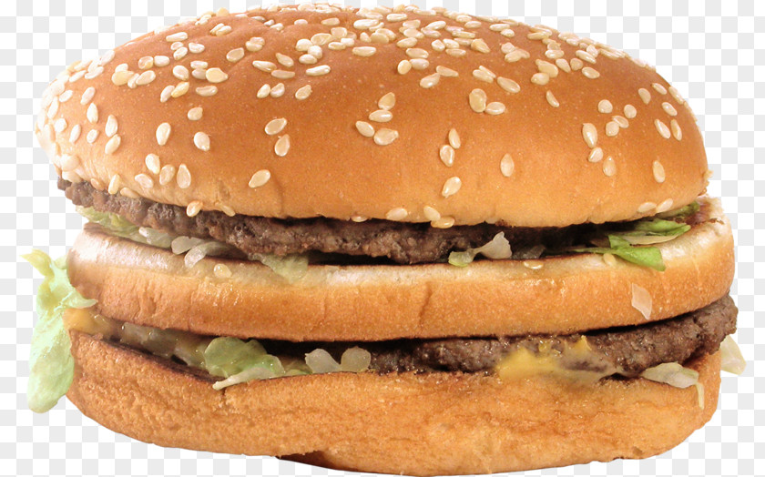 Double Burger Hamburger Fast Food Hot Dog French Fries PNG