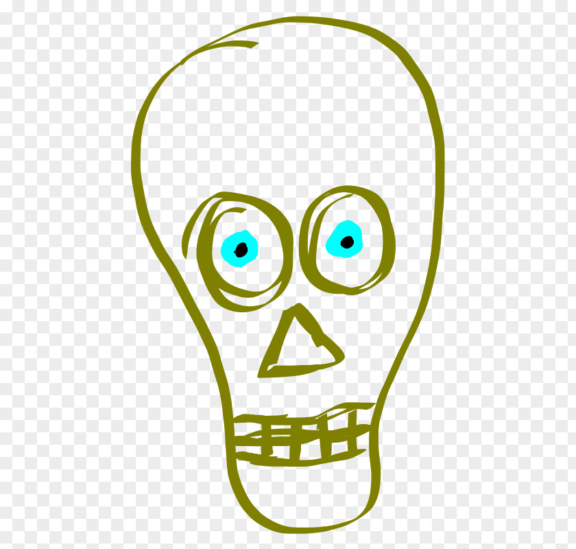 Funny Skull Calavera Clip Art PNG