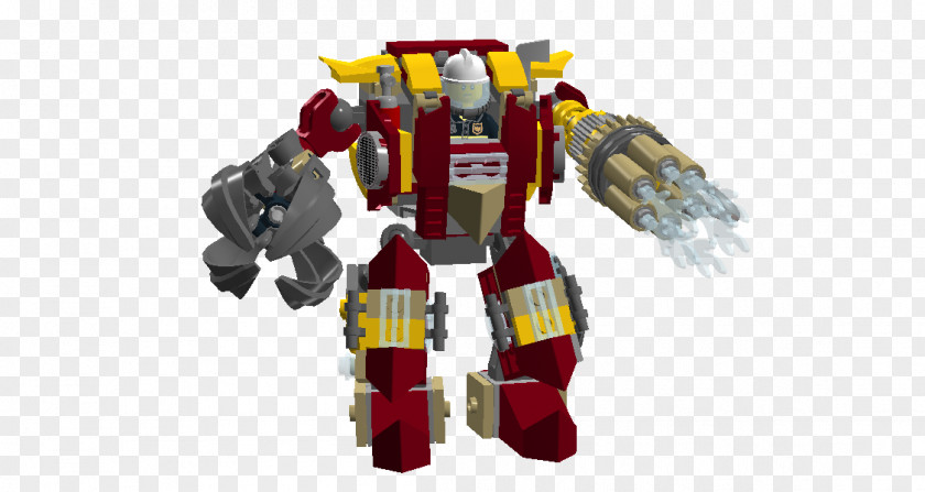 Lego Fireman Robot Firefighter Mecha Exo-Force PNG