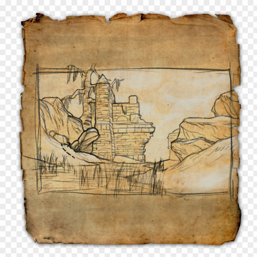 Pirate Map The Elder Scrolls Online Treasure Location PNG