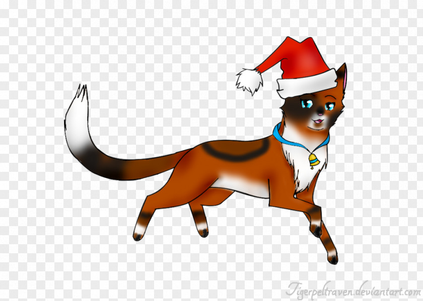 Cat Red Fox Christmas Ornament Clip Art PNG