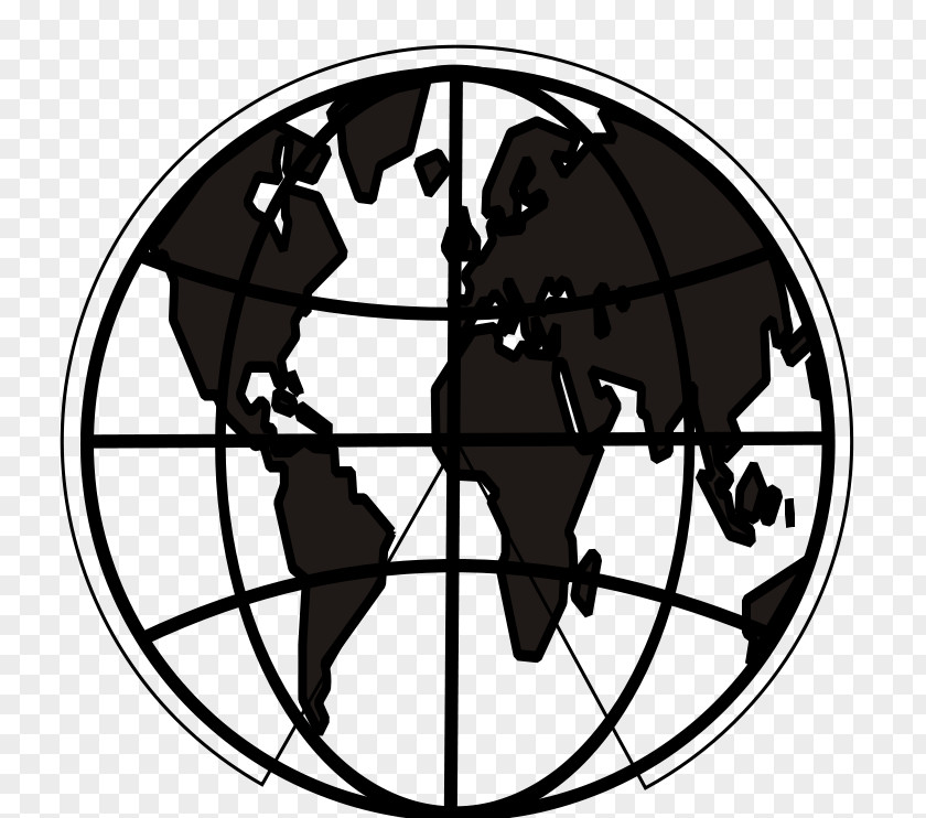Globe Clip Art World Map Vector Graphics PNG