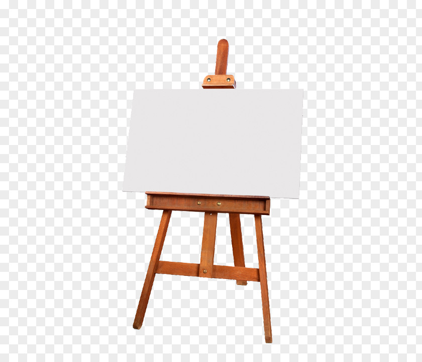 Plywood Office Supplies Easel Background PNG