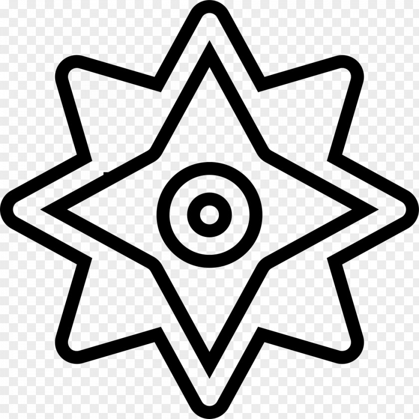 THROWING STARS Logo Shuriken PNG
