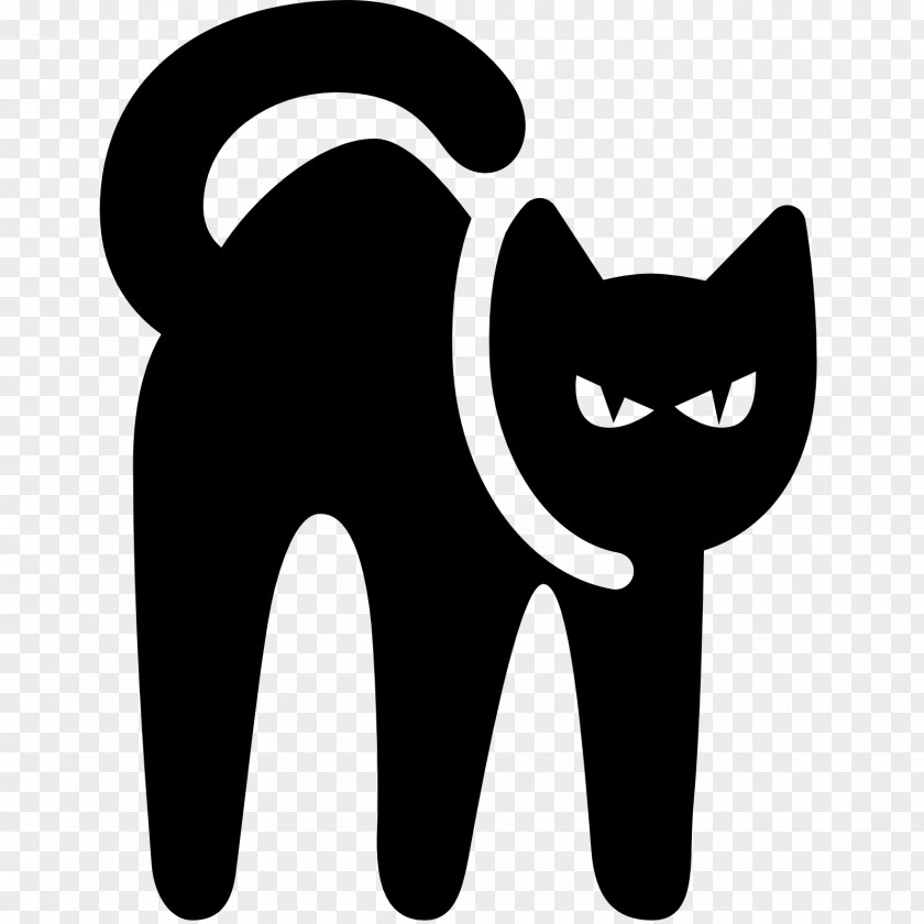 Black Friday Cat Clip Art PNG