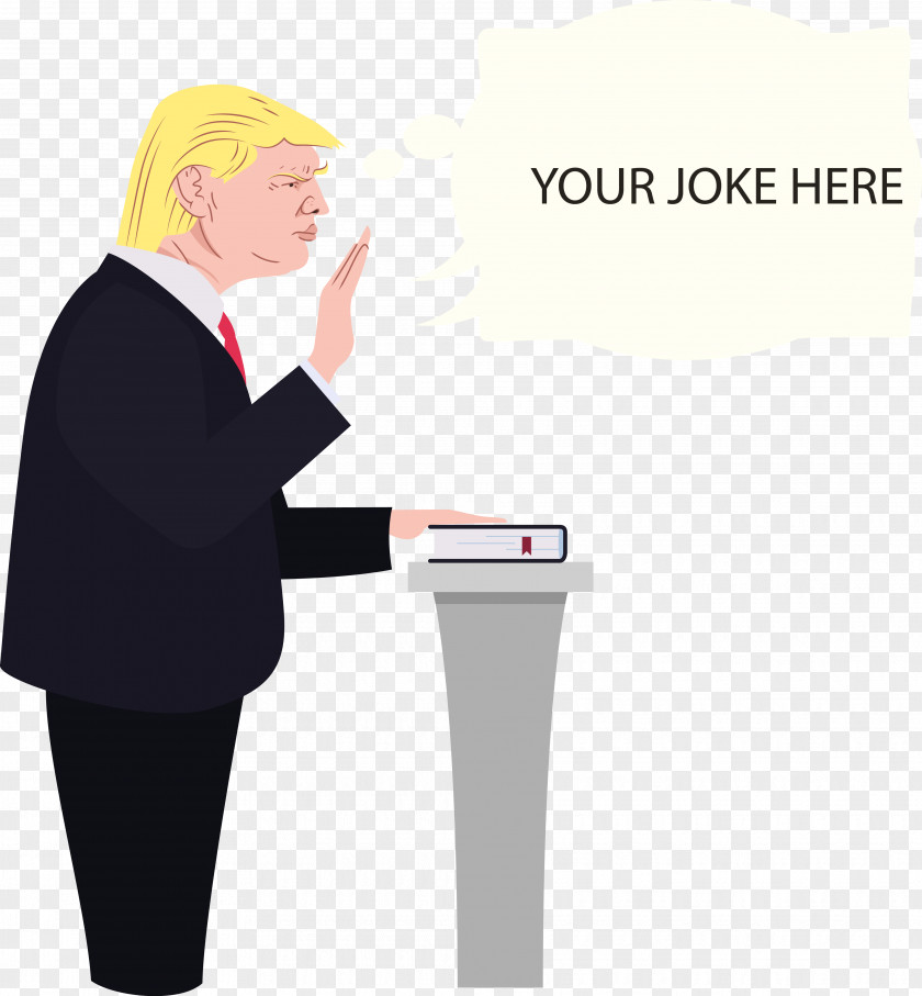 Cartoon Trump Inaugural Image Vector Donald 2017 Presidential Inauguration PNG
