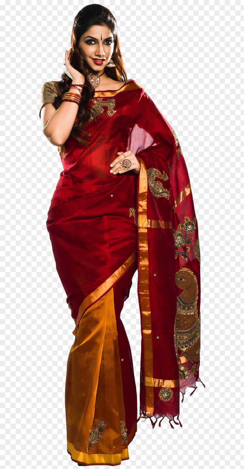 Dress Bhavana Sari Pin Designer PNG