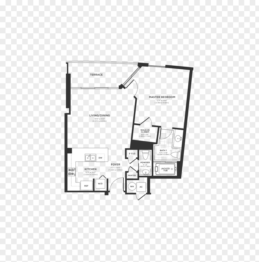 Floor Plan Turnberry Towers Paper PNG